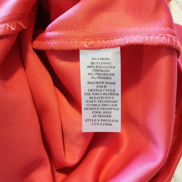NWT Coral Dress size 10 Connection Apparel - Picture 5 of 6